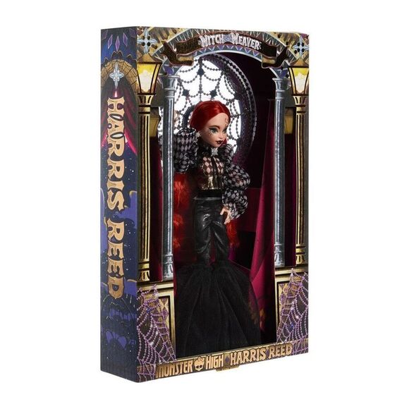 Mattel Creations MONSTER HIGH Witch Weaver HARRIS REED Doll SEALED - Picture 4 of 12